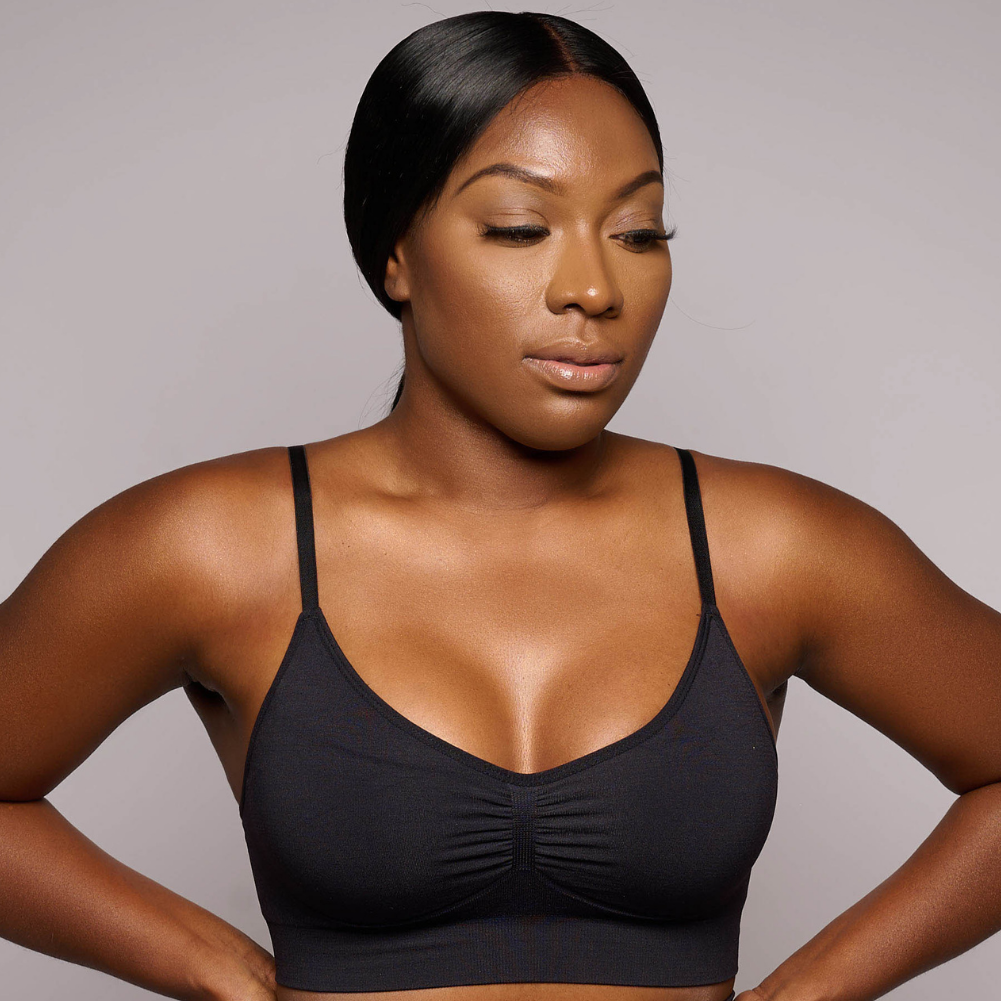 Everyday Seamless Bra 2-Pack (Chai/Pitch Set)