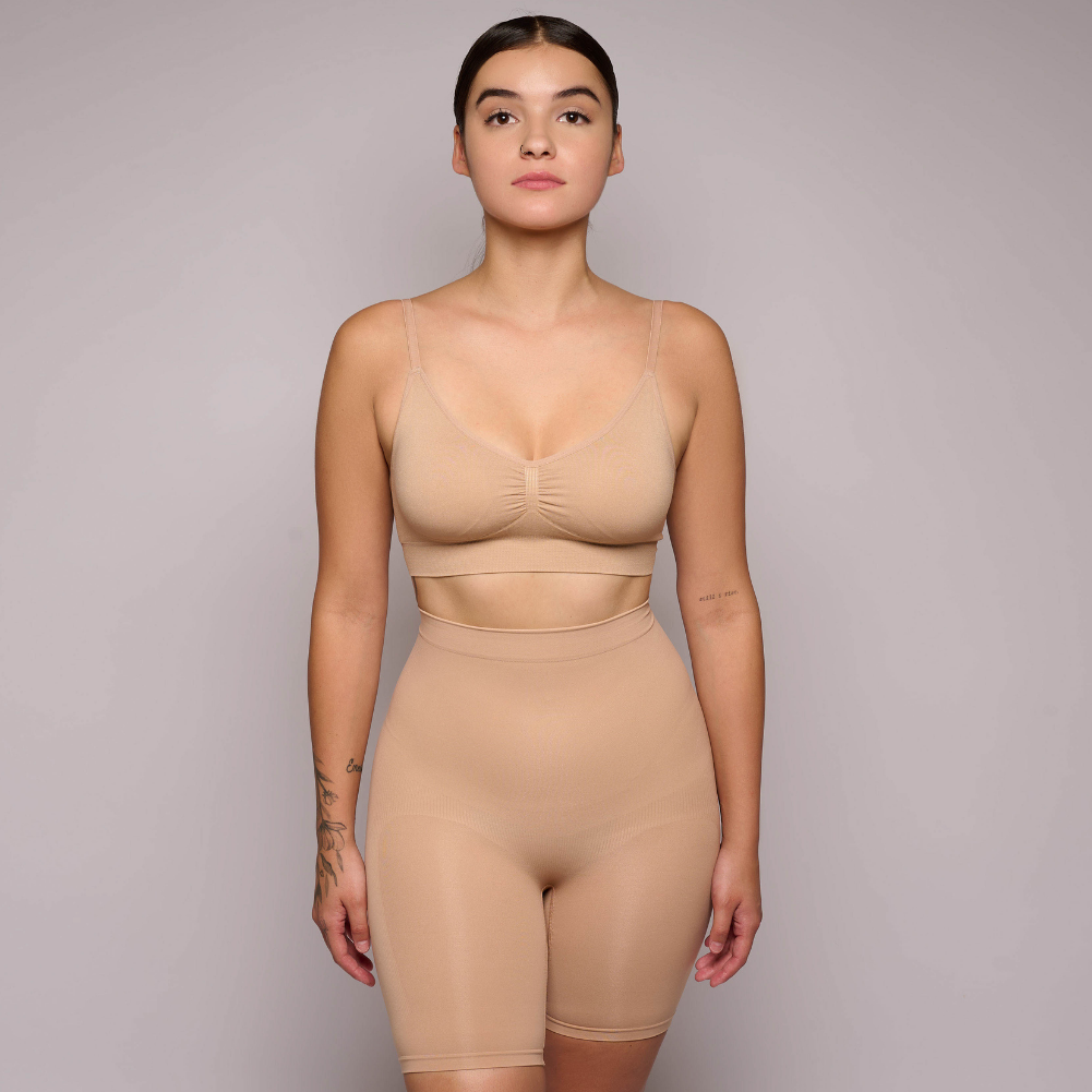 Everyday Seamless Bra 2-Pack (Chai/Pitch Set)