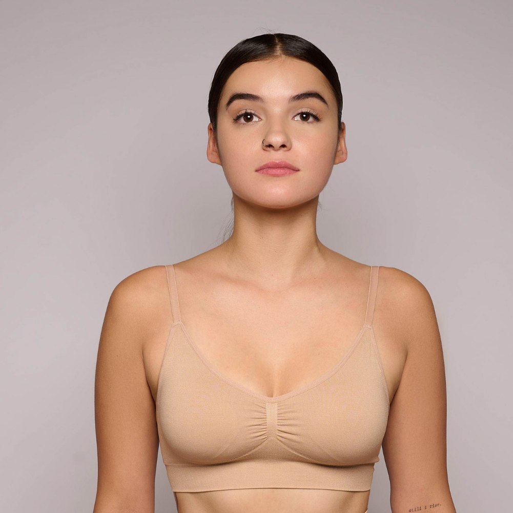 Everyday Seamless Bra 2-Pack (Chai/Pitch Set)
