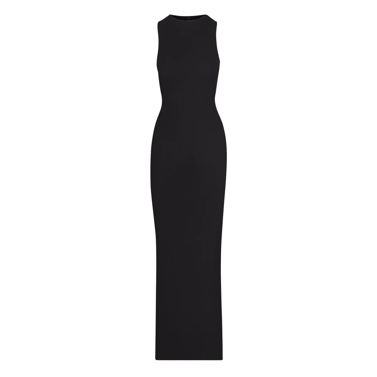 Ribbed Sleeveless Long Shaping Dress